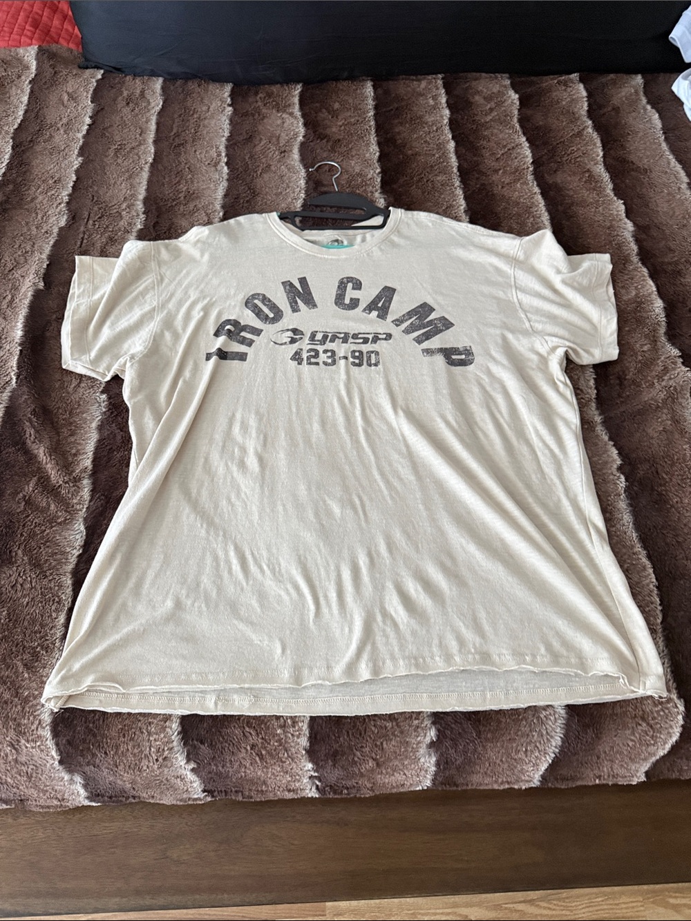 Iron Camp Graphic Crewneck Tee - Cream